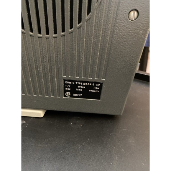 Eumig Large Movie projector, Space age, 1970s, MARK-S-712 Super 8 Single 8 115 W - Picture 4 of 16